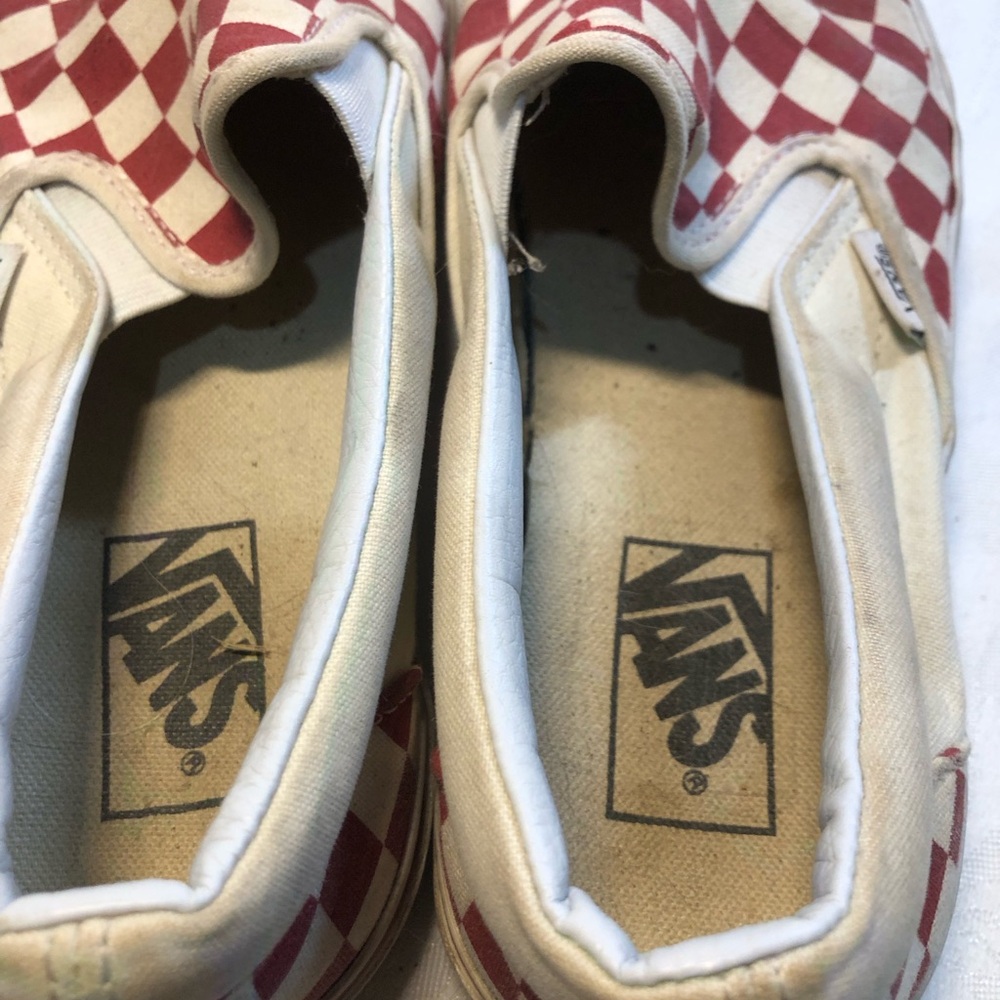 Vans Checkerboard Sneakers, used condition Men’s 7.5 Women’s 9 - Picture 8 of 14